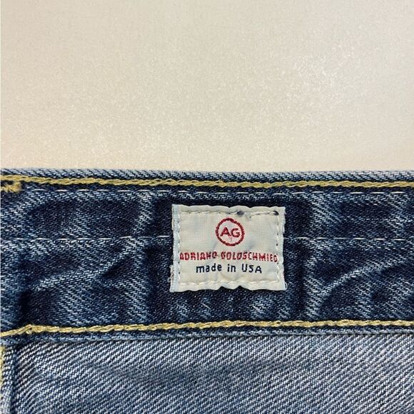 AG Adriano Goldschmied Bonnie Relaxed Cut Denim Jeans Shorts Women 26 Distressed - Picture 7 of 7